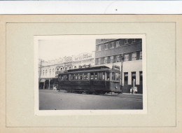 Geelong - Railway - Tramway - Photo 8 X 6 Cm Pasted On Carton (2 Scans) - Geelong