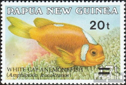 Papua-Neuguinea 592 (kompl.Ausg.) Postfrisch 1989 Anemonenfische - Papúa Nueva Guinea