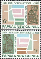 Papua-Neuguinea 78-79 (kompl.Ausg.) Postfrisch 1965 Südpazifik - Papouasie-Nouvelle-Guinée