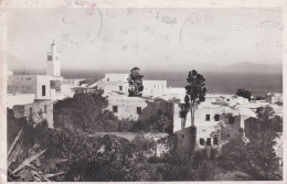 Tunisie--environs De Tunis--SIDI BOU SAID --1948--Vue Générale ---timbre....cachet TUNIS 19-IV-48 - Tunesien