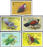 Papua-Neuguinea 324-328 (kompl.Ausg.) Postfrisch 1977 Vögel - Papouasie-Nouvelle-Guinée