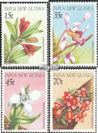 Papua-Neuguinea 531-534 (kompl.Ausg.) Postfrisch 1986 Orchideen - Papua-Neuguinea