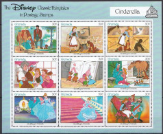 Grenada - 1987 - Disney: Cinderella - Yv  1464/72 - Disney