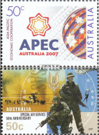 Australien 2872,2874 (kompl.Ausg.) Postfrisch 2007 APEC, SAS - Ungebraucht