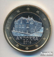 Andorra AND 7 2016 Stgl./unzirkuliert 2016 1 Euro Kursmünze - Andorre