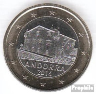 Andorra AND 7 2014 Stgl./unzirkuliert 2014 1 Euro Kursmünze - Andorre