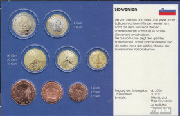 Slowenien SLO1- 3 2007 Stgl./unzirkuliert 2007 Kursmünze 1, 2 Und 5 Cent - Slovenië