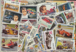 Motive Briefmarken-25 Verschiedene Rennautos Und Motorsport Marken - Cars