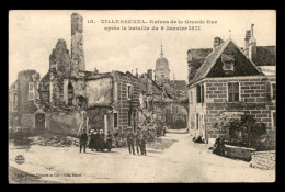 70 - VILERSEXEL - RUINES DE LA GRANDE RUE APRES LA BATAILLE DU 9 JANVIER 1871 - Villersexel