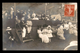 79 - ST-MAIXENT - CEREMONIE - FETE - REPRESENTATION - CARTE PHOTO ORIGINALE - Saint Maixent L'Ecole