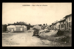 51 - VERRIERES - PLACE ET RUE DE LA PERRIERE - Otros & Sin Clasificación