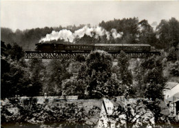 Dampflokomotive Sonderzug über Angelroda - Trenes