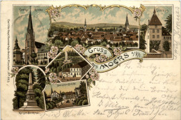 Gruss Aus Moers - Litho - Mörs