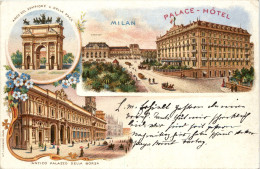 Milan - Palace Hotel - Litho - Milano