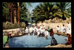 SCENES ET TYPES - SAHARA - LEHNERT ET LANDROCK - JETTE UN SOU DANS L'EAU - CARTE COLORISEE - África