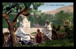 SCENES ET TYPES - SAHARA - LEHNERT ET LANDROCK - JARDIN DANS L'OASIS - CARTE COLORISEE - Africa