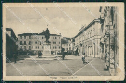 Rovigo Città Garibaldi PIEGA Cartolina QT1737 - Rovigo