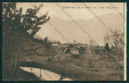 Verbania Stresa Campino Lago Maggiore PIEGA Cartolina ZC6263 - Verbania