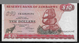 ZIMBABWE - 10 DOLLARS - Simbabwe