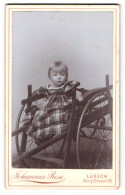 Fotografie Johannes Rose, Lübeck, König-Strasse 53, Mädchen Im Rollstuhl Sitzend  - Personnes Anonymes