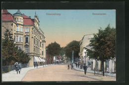 AK Oranienburg, Bernauerstrasse Mit Passanten  - Oranienburg