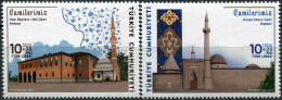 TURKEY - 2023 - SET OF 2 STAMPS MNH ** - Mosques Of Turkey - Unused Stamps