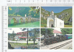 Višegrad - Na Drini ćuprija - The Bridge On The Drina, Šargan Eight Train - Bosnie-Herzegovine