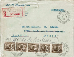 LPP15 -  INDOCHINE LETTRE RECOMMANDEE SAIGON / PARIS 2/6/1934 - Briefe U. Dokumente
