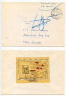 Germany, East 1989 Cover; Weisskollm / Běły Chołmc Postmarks; 11.10m Thomas Munzter Souvenir Sheet - Covers & Documents