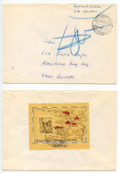 Germany, East 1989 Cover; Weisskollm / Běły Chołmc Postmarks; 11.10m Thomas Munzter Souvenir Sheet - Lettres & Documents