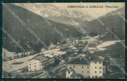 Belluno Campitello Di Comelico RIFILATA Cartolina QT1286 - Belluno