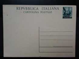 REPUBBLICA - Cartolina Postale Quadriga E Campidoglio - Nuova + Spese Postali - Interi Postali