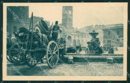 Roma Città Piazza Bocca Della Verità Carro Da Vino Cartolina QT2312 - Autres & Non Classés