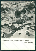 Aosta Champorcher Nevicata Foto FG Cartolina ZK5301 - Aosta