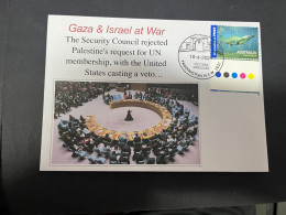 20-4-2024 (2 Z 33) GAZA - Security Council Reject Palestine Request For UN Membrship With US Veto - Militares