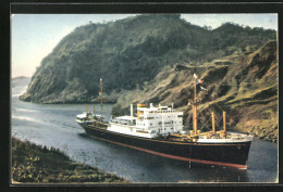 AK M.S. Dalerdyk Passiert Den Panamakanal  - Cargos