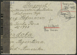 GERMANY: MAIL OF SAILORS OF THE CRUISER ADMIRAL GRAF SPEE At First "interned" And Then "prisoners" Of War In Several Cam - Sonstige & Ohne Zuordnung