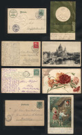 GERMANY: 4 Postcards Used Between 1899 And 1933, Some Very Handsome! - Other & Unclassified