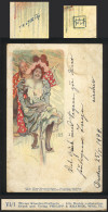 GERMANY: Lady Rading A BICYCLE, Ed. Philipp & Kramer, Artist-signed PC Used On 25/MAY/1898, VF Quality! - Altri & Non Classificati