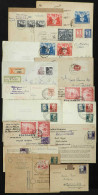 EAST GERMANY: 15 Covers / Cards / Etc. Used Between 1948 And 1955, Some With Handsome Postages, Very Interesting Lot For - Andere & Zonder Classificatie