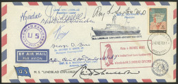 ANTARCTICA: Cover Commemorating The Visit To Buenos Aires Of The "Lindblad Travel Tourist Expedition 1970", Signed By Er - Altri & Non Classificati