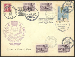 ARGENTINE ANTARCTICA: Envelope Of The "Secretario De Estado De Guerra" (Secretary Of State For War) With Varied Stamps A - Andere & Zonder Classificatie