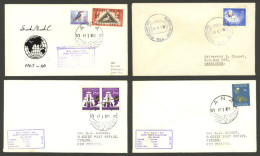 ANTARCTICA - SOUTH AFRICA: 4 Covers Of The Years 1966 And 1971, Very Nice! - Sonstige & Ohne Zuordnung