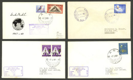 ANTARCTICA - SOUTH AFRICA: 4 Covers Of The Years 1966 And 1971, Very Nice! - Andere & Zonder Classificatie