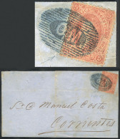 ARGENTINA: GJ.19j, 1st Printing, With "bottom Left Angle Incomplete" Variety (position 19), Franking An Entire Letter Se - Other & Unclassified