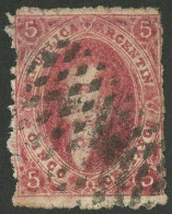 ARGENTINA: GJ.25A, 4th Printing, LILAC-ISH ROSE Color, Very Nice, Rare! - Altri & Non Classificati