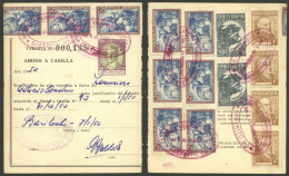 ARGENTINA: GJ.AAC-21, PO Box Payment Card Of 14P. With Additional Postage Of 18.45P. (total 32.45P.), Used In Bariloche, - Other & Unclassified