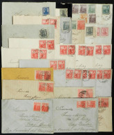 ARGENTINA: 26 Covers Sent To FRAY BENTOS (Uruguay) Between 1904 And 1914, Interesting And Fairly Varied Postages, Very F - Andere & Zonder Classificatie