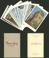 ARGENTINA: ALVEAR PALACE HOTEL, Buenos Aires: 1950, Set Of 10 Spectacular Postcards With Reproductions Of Paintings Of R - Argentinië