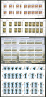 ARMENIA: Yvert 602/3 X 40 + 629 X120 X 634 X45, All In Sheets Of 10 Or 9 Stamps Each, MNH, Excellent Quality. Good Oppor - Armenien